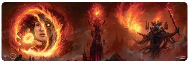 ultra-pro-herr-der-ringe-frodo-und-sauron-8ft-table-playmat-f-r-magic-the-gather image 1