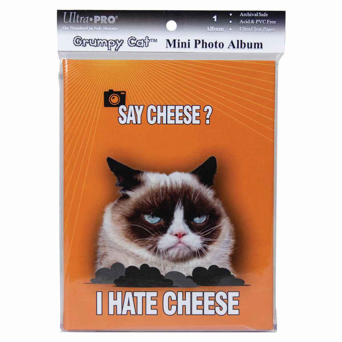 ultra-pro-grumpy-cat-say-cheese-mini-fotoalbum-f-r-24-fotos-10x15-cm-mit-sticker image 1