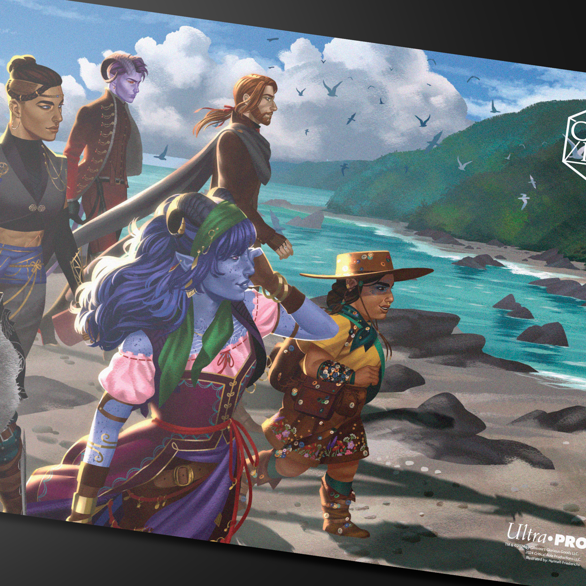 ultra-pro-critical-role-mighty-nein-reunited-playmat-stitched-edge image 2
