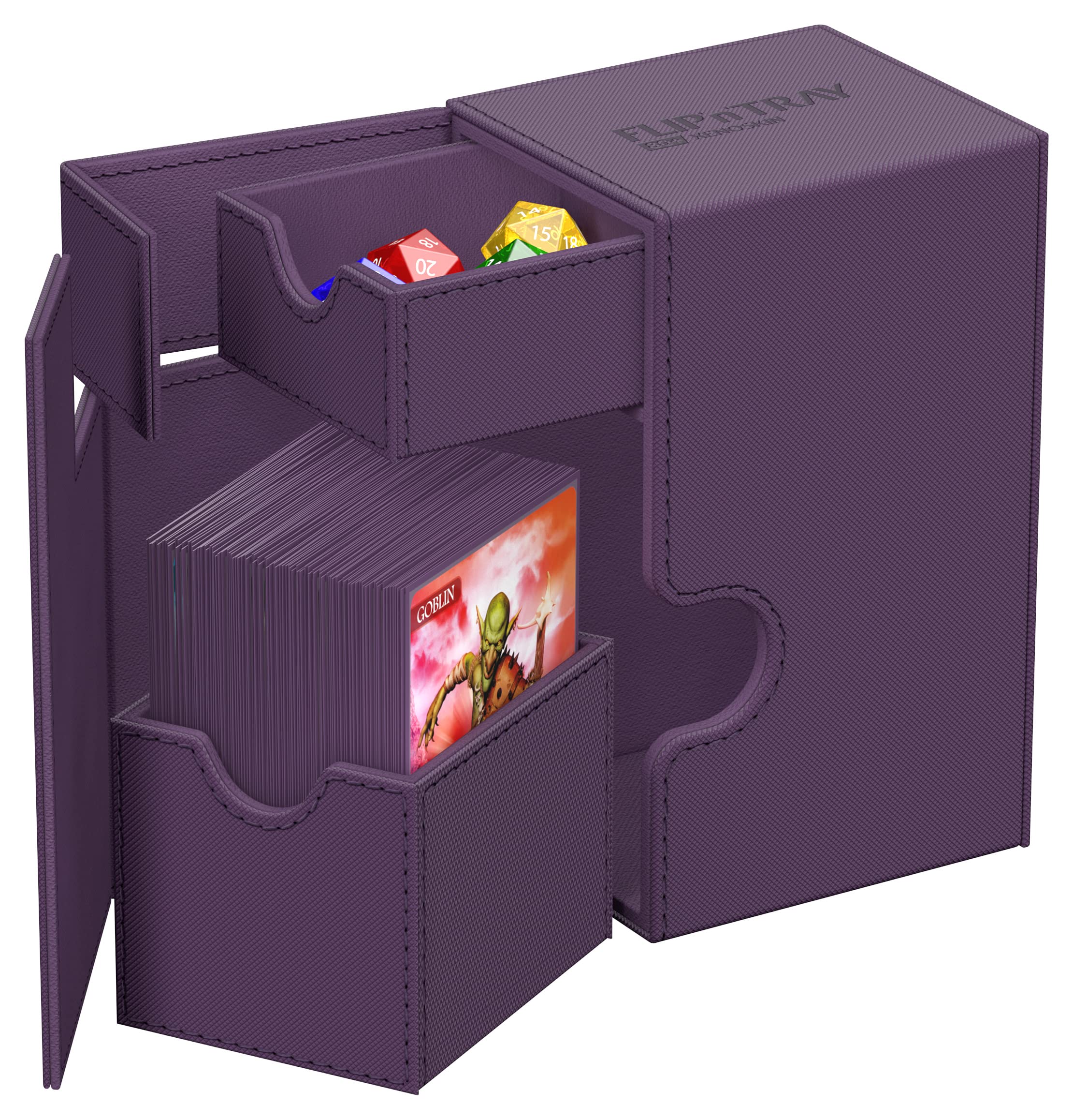 ultimate-guard-flip-n-tray-80-xenoskin-deck-box-monocolor-violett image 5