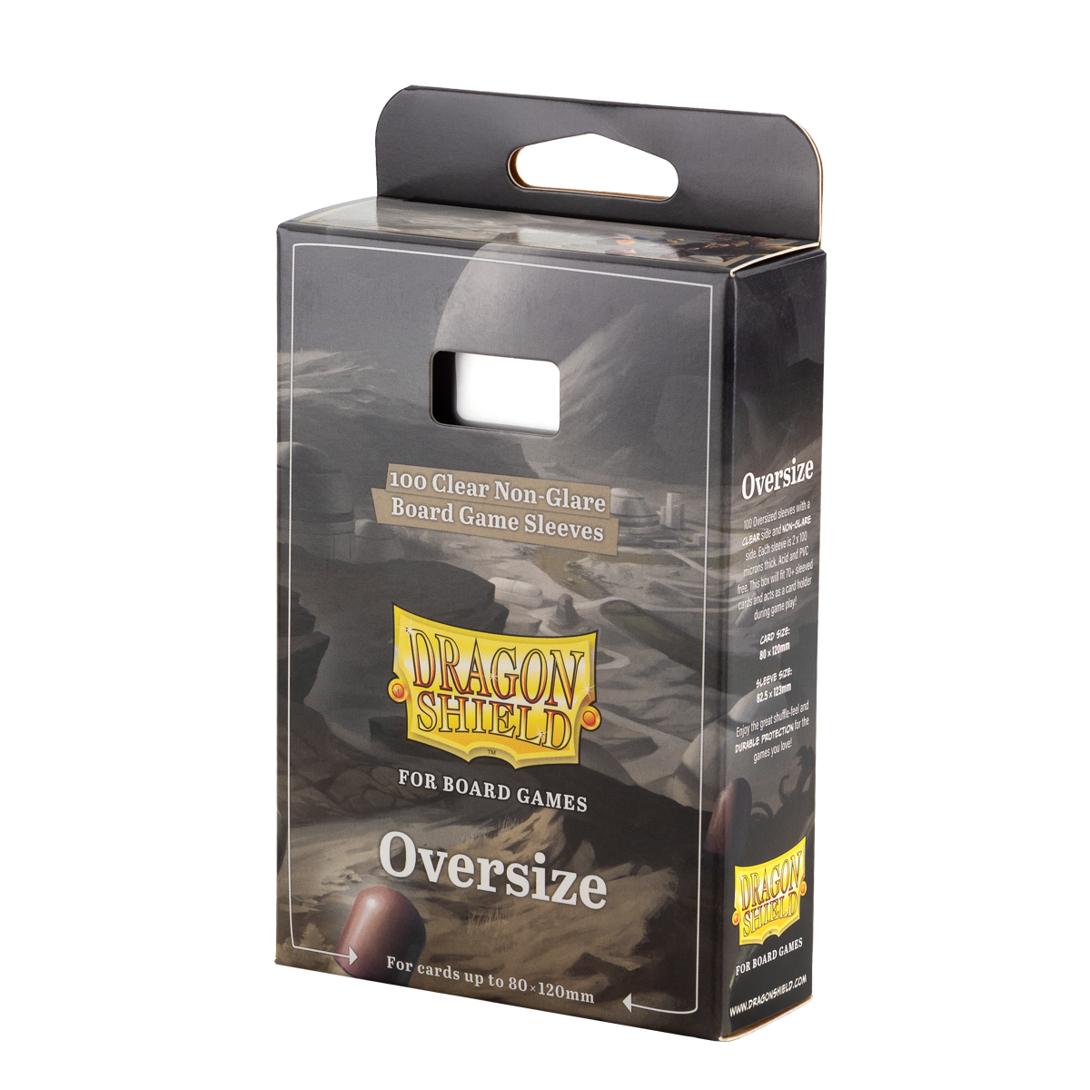 dragon-shield-board-game-sleeves-oversize-clear-non-glare image 1