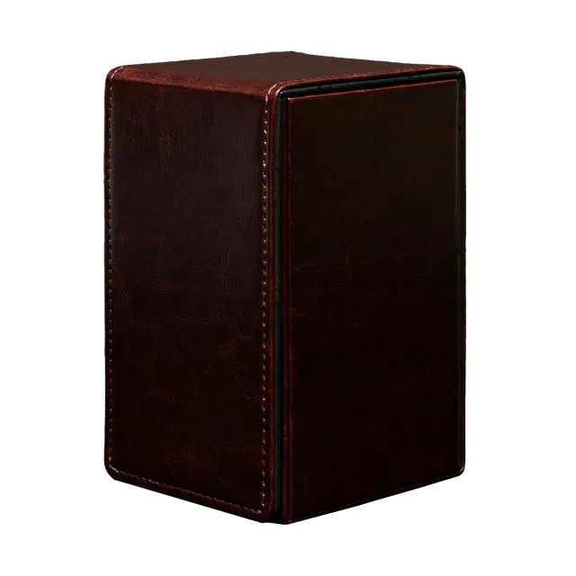 ultra-pro-alcove-tower-deck-box-cowhide-braun-premium-f-r-100-karten image 1