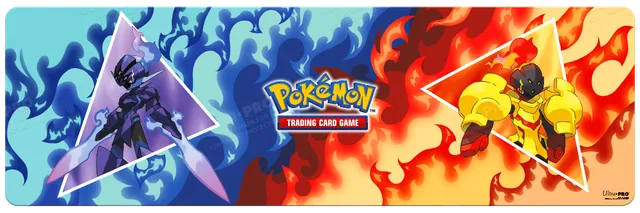ultra-pro-pok-mon-8ft-table-playmat-armarouge-und-ceruledge image 1