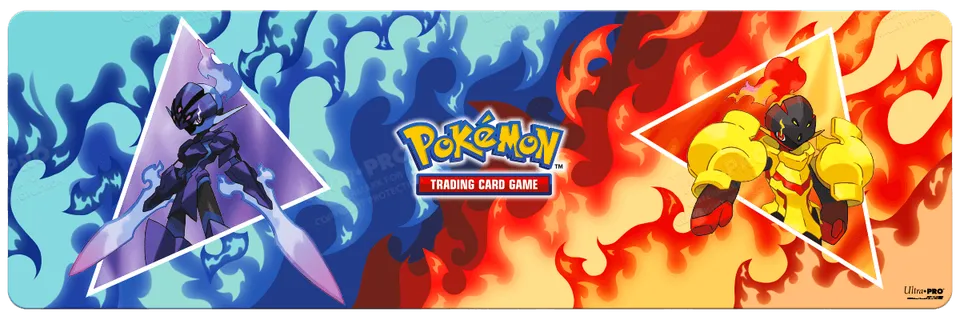 ultra-pro-pok-mon-8ft-table-playmat-armarouge-und-ceruledge image 1