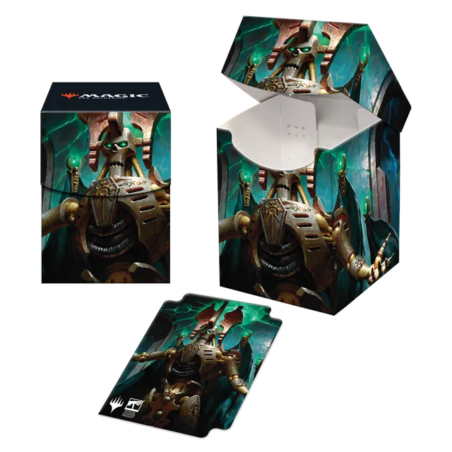 ultra-pro-warhammer-40k-commander-szarekh-the-silent-king-100-deck-box-f-r-magic image 1