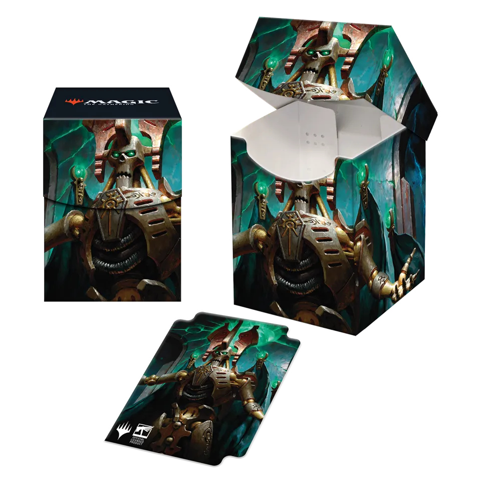 ultra-pro-warhammer-40k-commander-szarekh-the-silent-king-100-deck-box-f-r-magic image 1
