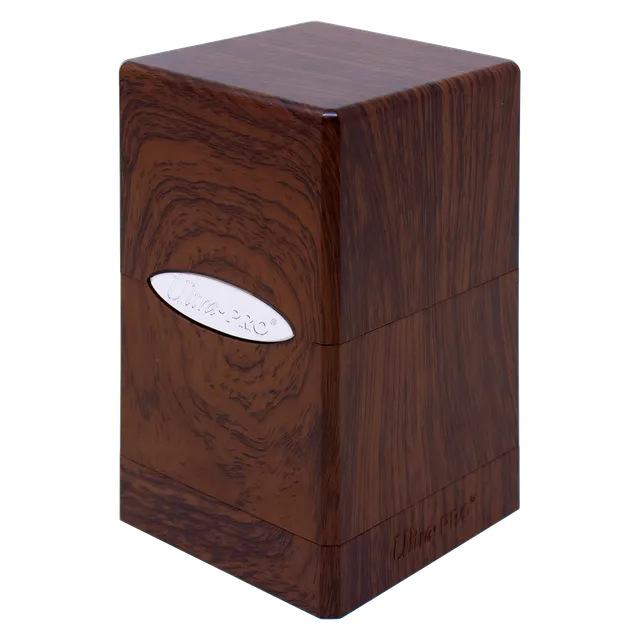 ultra-pro-satin-tower-deck-box-forest-oak image 1
