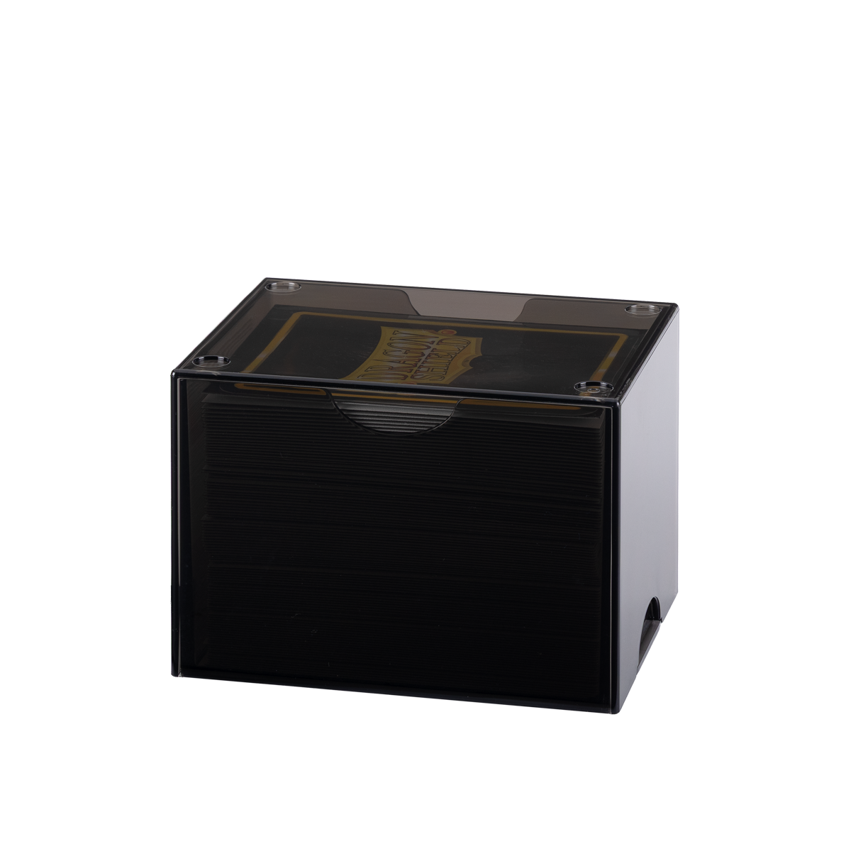 dragon-shield-strongbox-clear-black-deckbox-100 image 4
