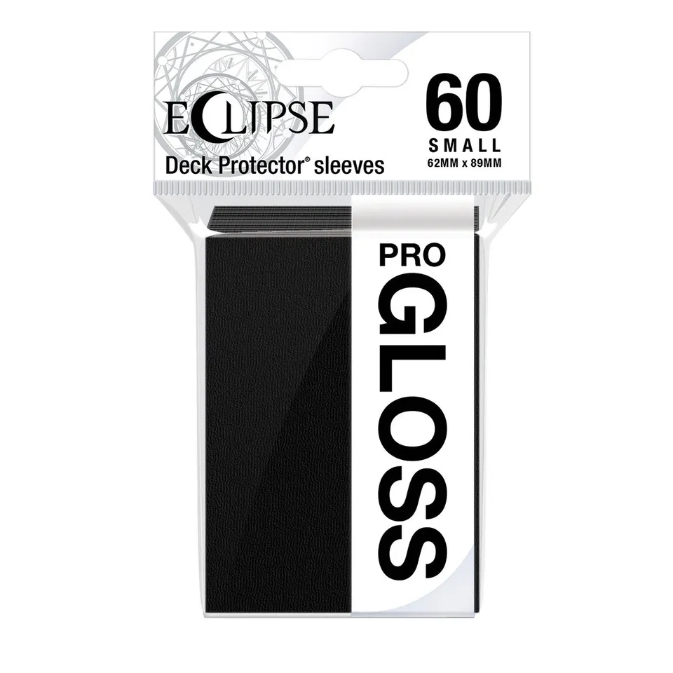 ultra-pro-eclipse-gloss-small-deck-protector-h-llen-60ct-jet-black image 1