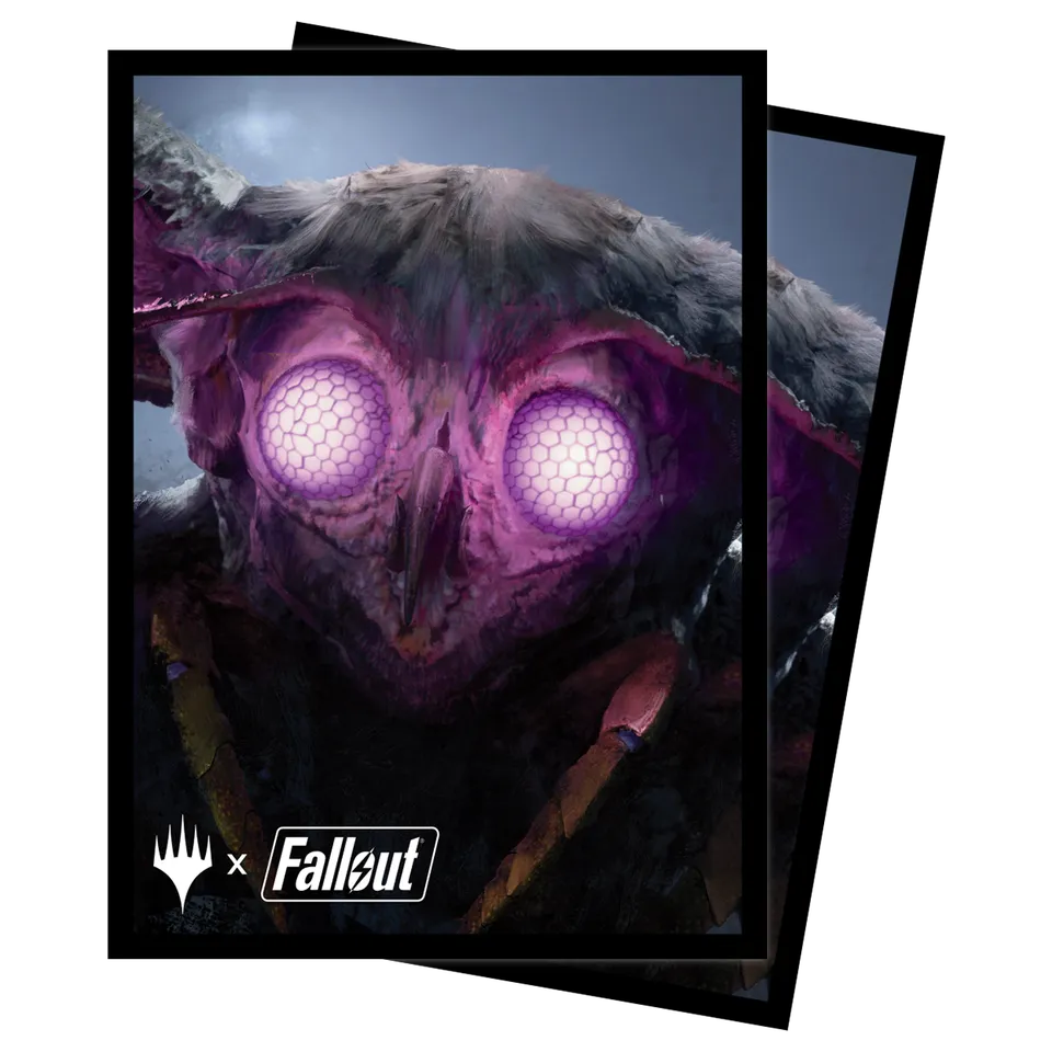 ultra-pro-fallout-the-wise-mothman-deck-protector-sleeves-100ct-f-r-magic-the-ga image 1
