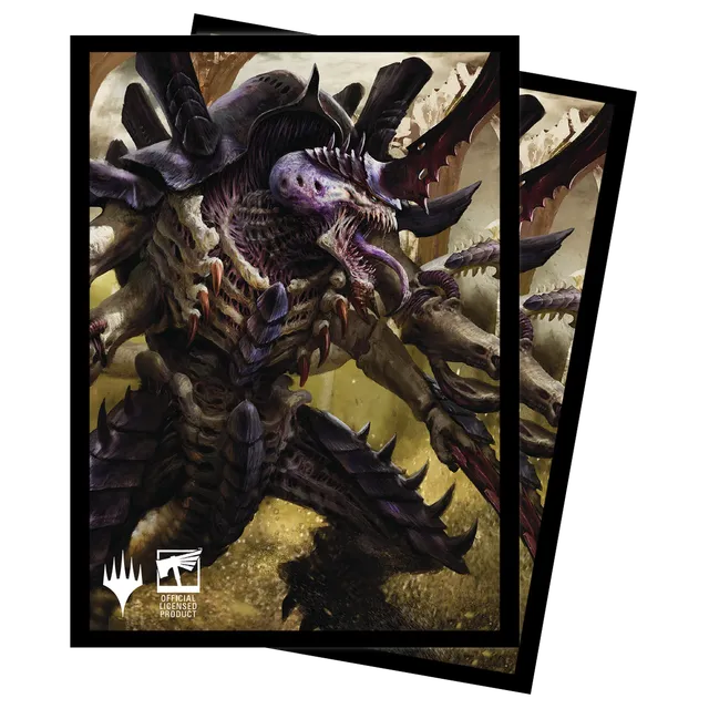ultra-pro-warhammer-40k-commander-the-swarmlord-standard-deck-protector-sleeves- image 1