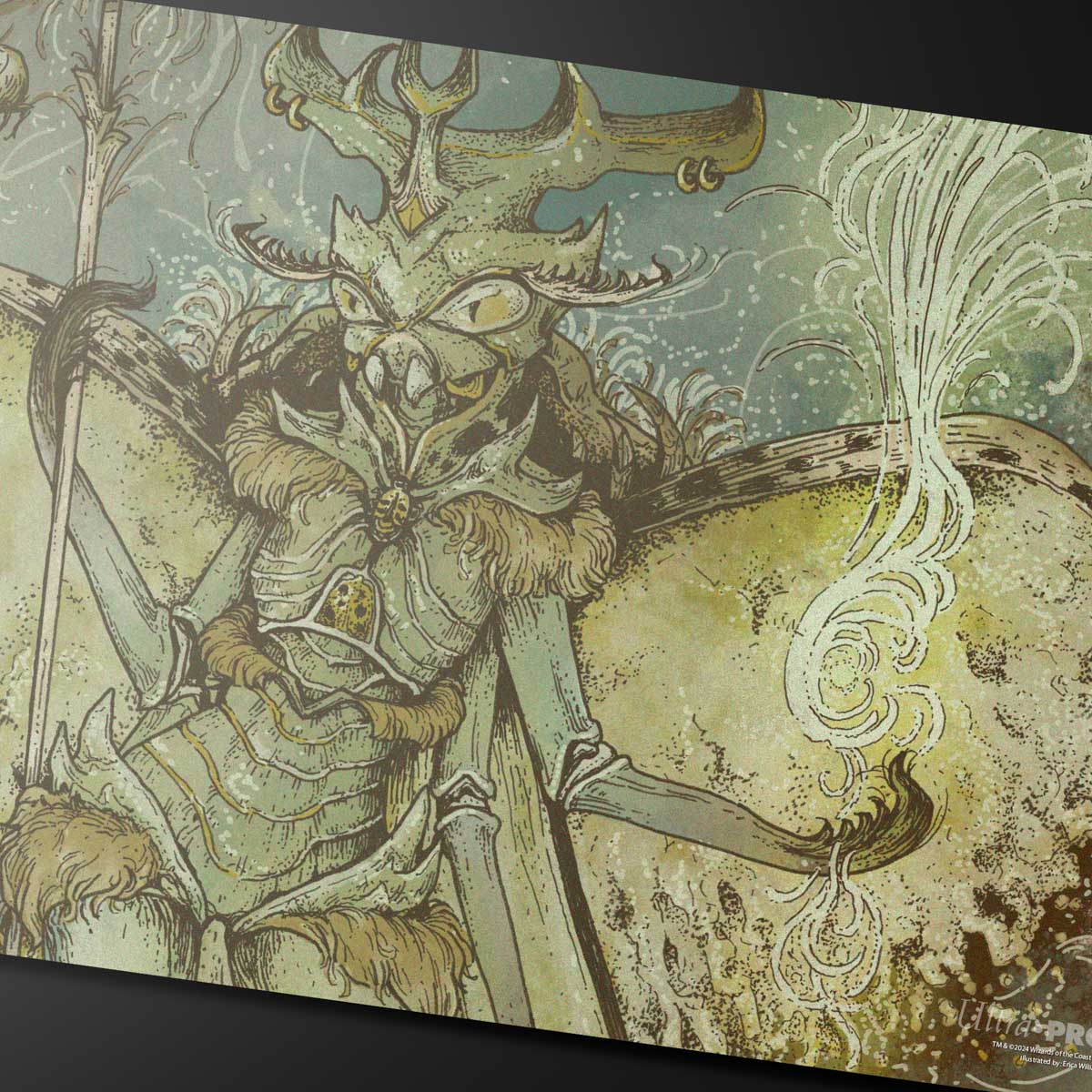 ultra-pro-aetherdrift-aatchik-emerald-radian-standard-playmat-f-r-magic-the-gath image 2