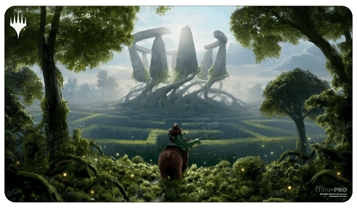 ultra-pro-wilds-of-eldraine-virtue-of-strength-standard-gaming-playmat-f-r-magic image 1