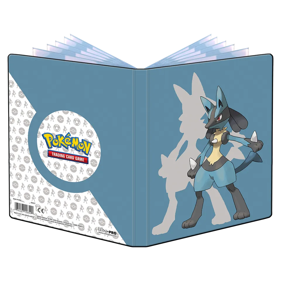 ultra-pro-lucario-4-pocket-portfolio-ordner-f-r-pok-mon image 1