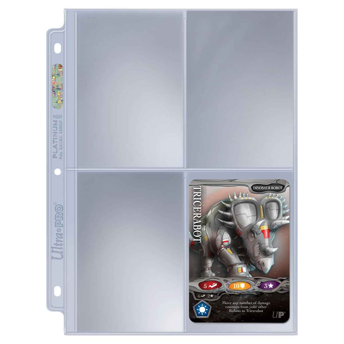 ultra-pro-platinum-series-4-pocket-seiten-25ct-f-r-3-5-x-5-karten image 2