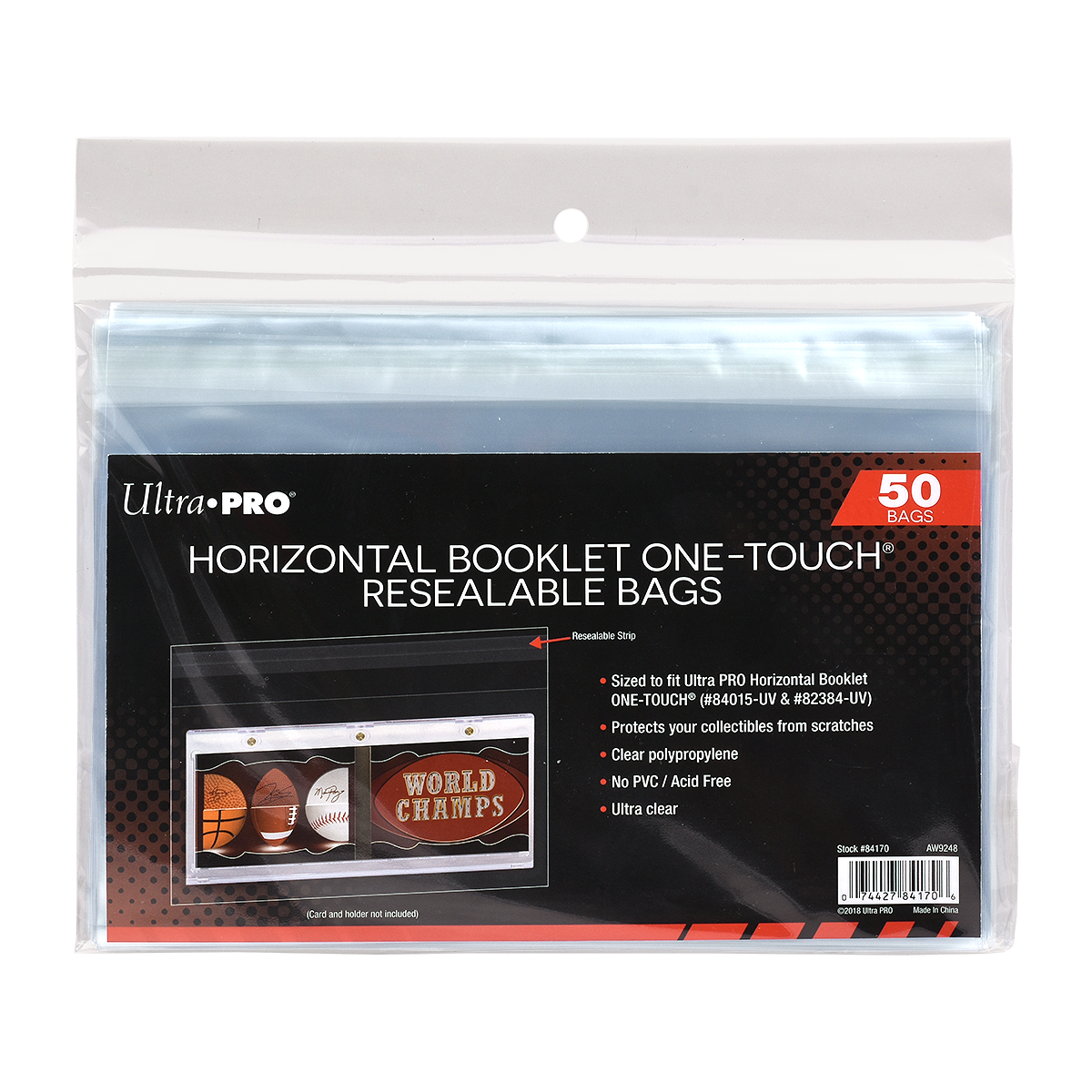 ultra-pro-horizontal-booklet-one-touch-resealable-bags-50ct image 1