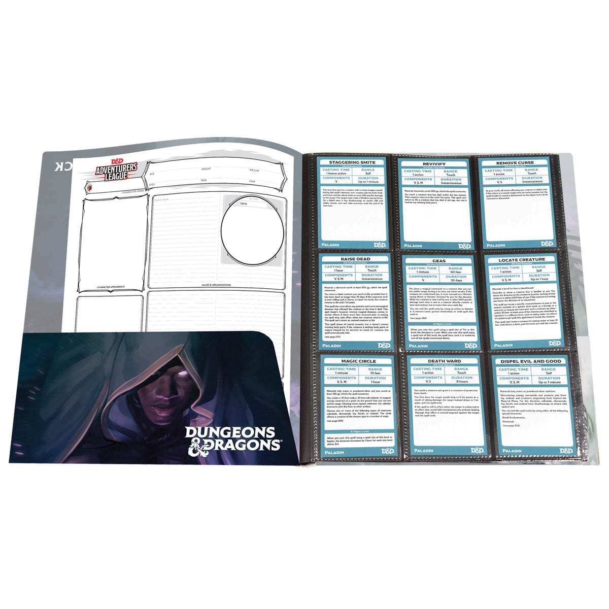ultra-pro-dungeons-dragons-warlock-class-folio-mit-stickern image 2