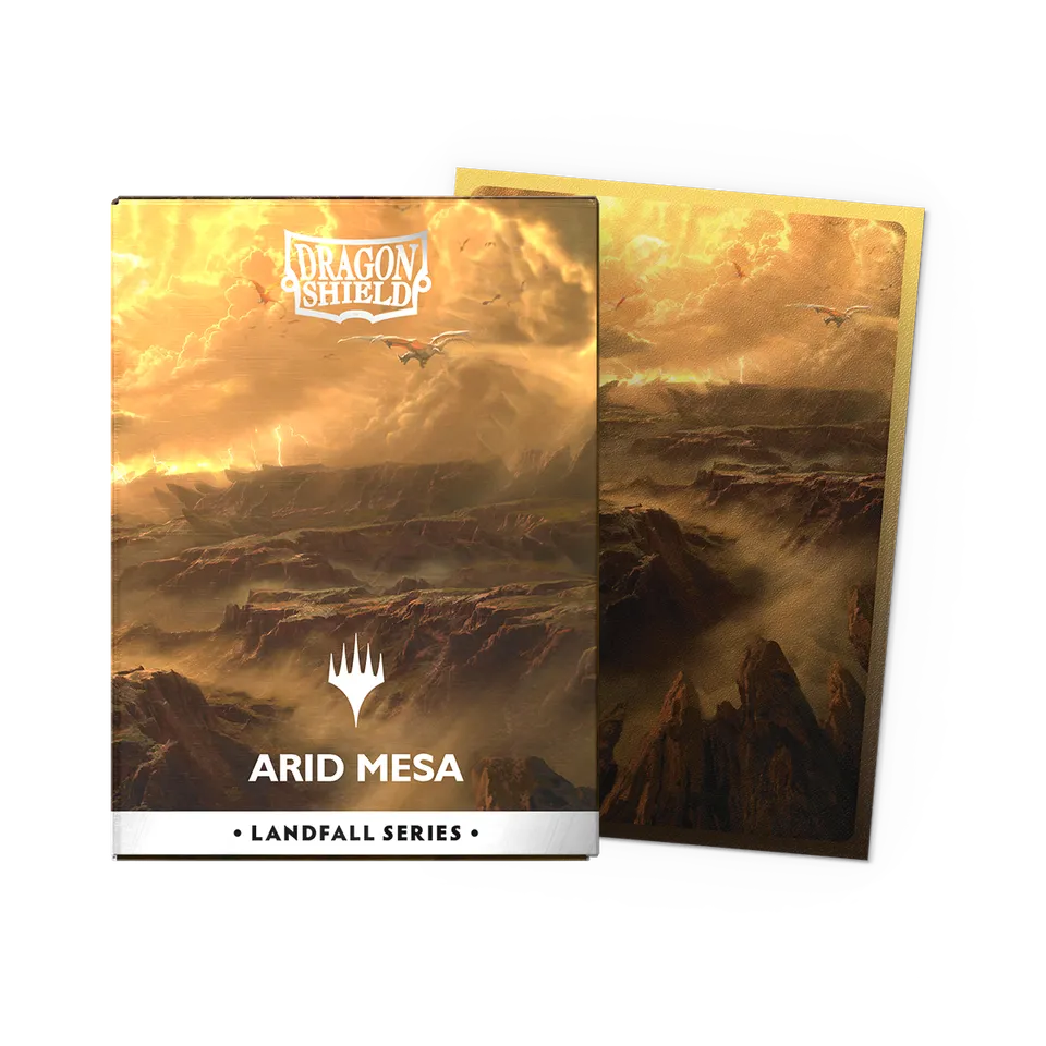 dragon-shield-landfall-series-arid-mesa-matte-dual-art-sleeves-standard-100-st-c image 1
