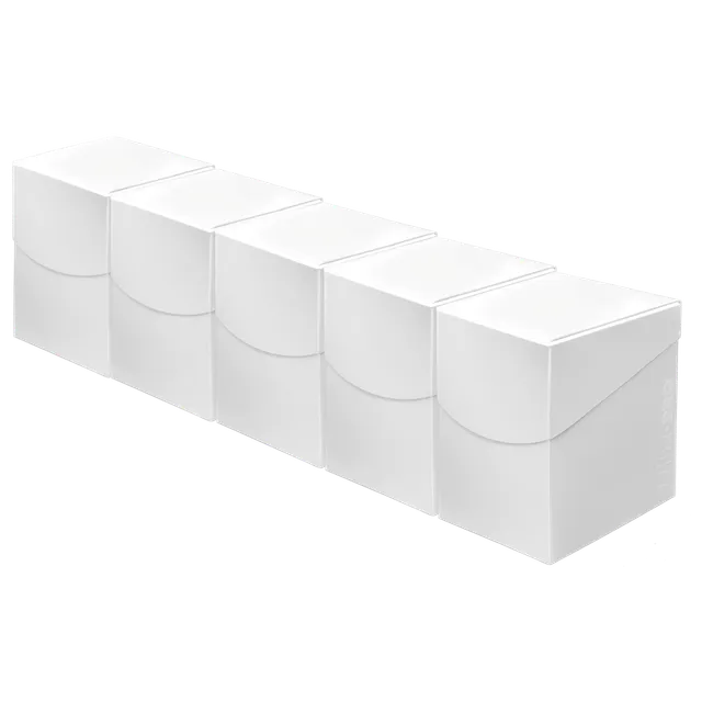 ultra-pro-eclipse-pro-100-deck-box-5er-bundle-arctic-white image 1