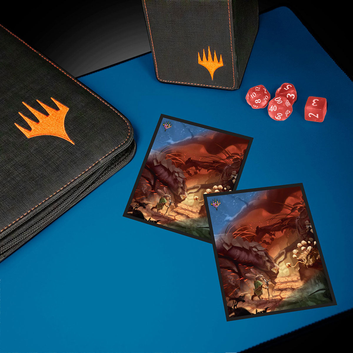 ultra-pro-bloomburrow-season-lands-forest-summer-100ct-deck-protector-sleeves-f- image 2