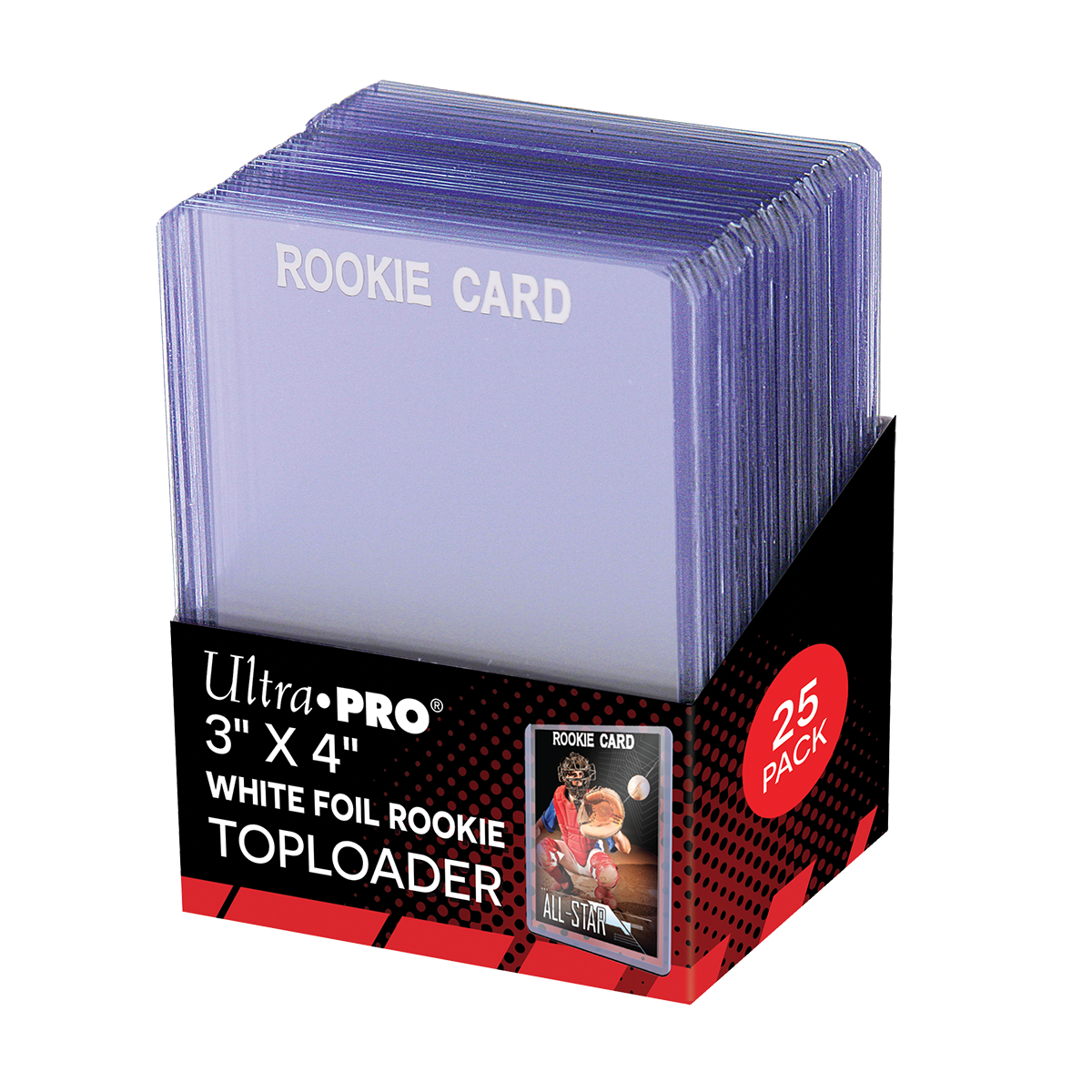 ultra-pro-3-x-4-rookie-white-toploader-sleeves-25-st-ck-f-r-standardkarten image 1