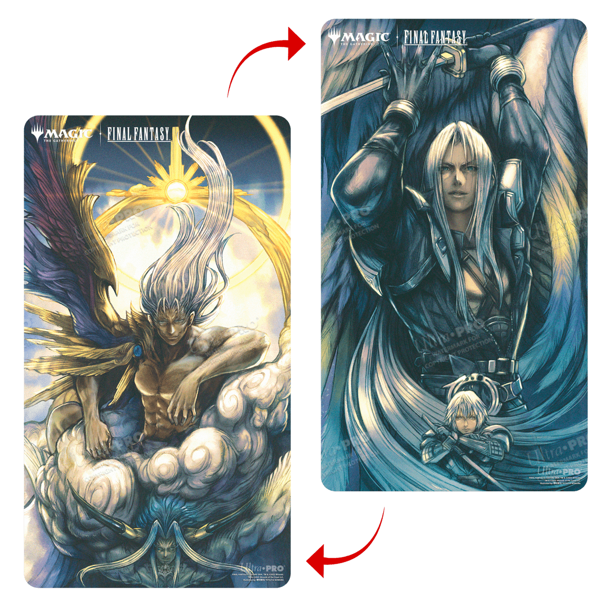 ultra-pro-magic-the-gathering-final-fantasy-sephiroth-double-sided-playmat image 1