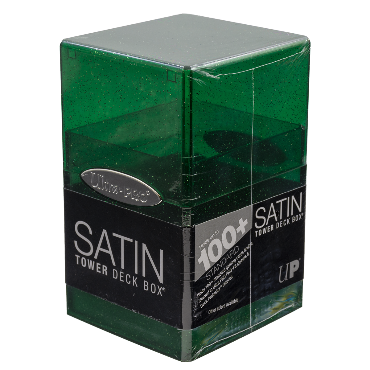 ultra-pro-satin-tower-deck-box-glitter-gr-n-f-r-100-karten image 3