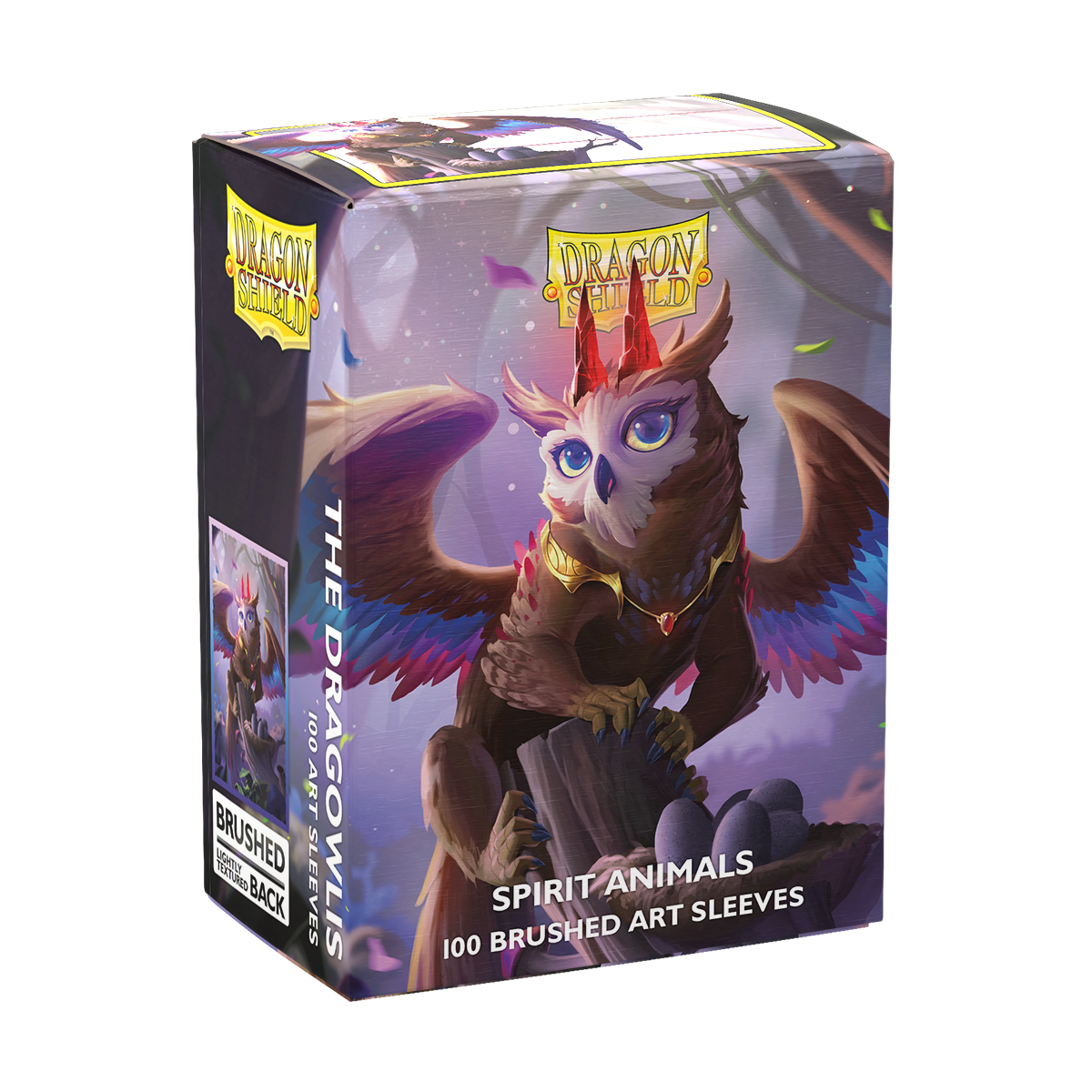dragon-shield-the-dragowlis-brushed-art-sleeves-kartenh-llen-100-st-ck image 3
