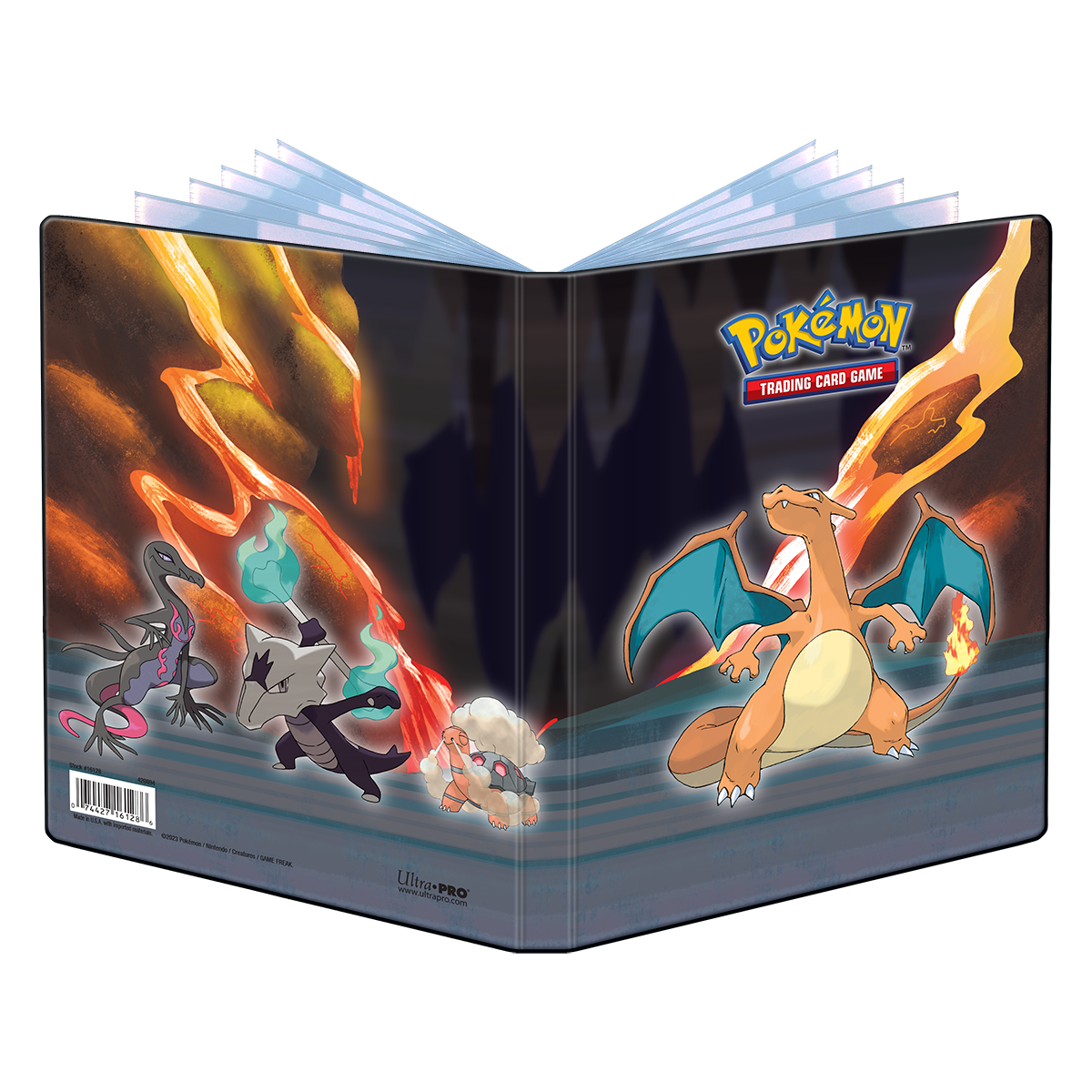 ultra-pro-gallery-series-scorching-summit-4-pocket-portfolio-f-r-pok-mon image 1