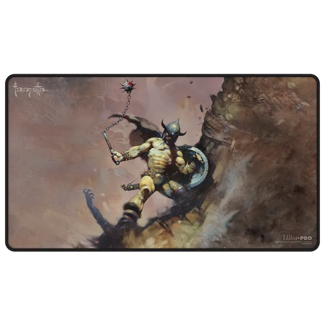 ultra-pro-artist-spotlight-frank-frazetta-warrior-with-ball-and-chain-black-stit image 1
