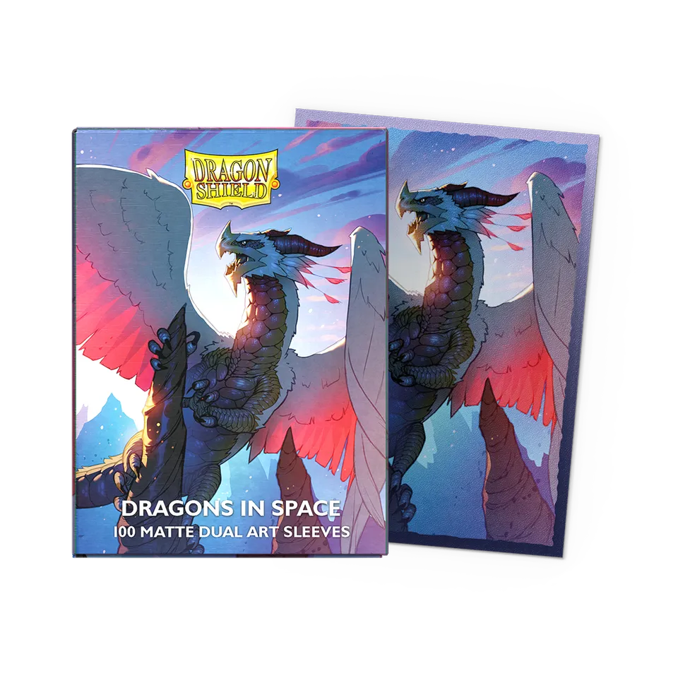 dragon-shield-dragons-in-space-matte-dual-art-sleeves-limited-edition image 1