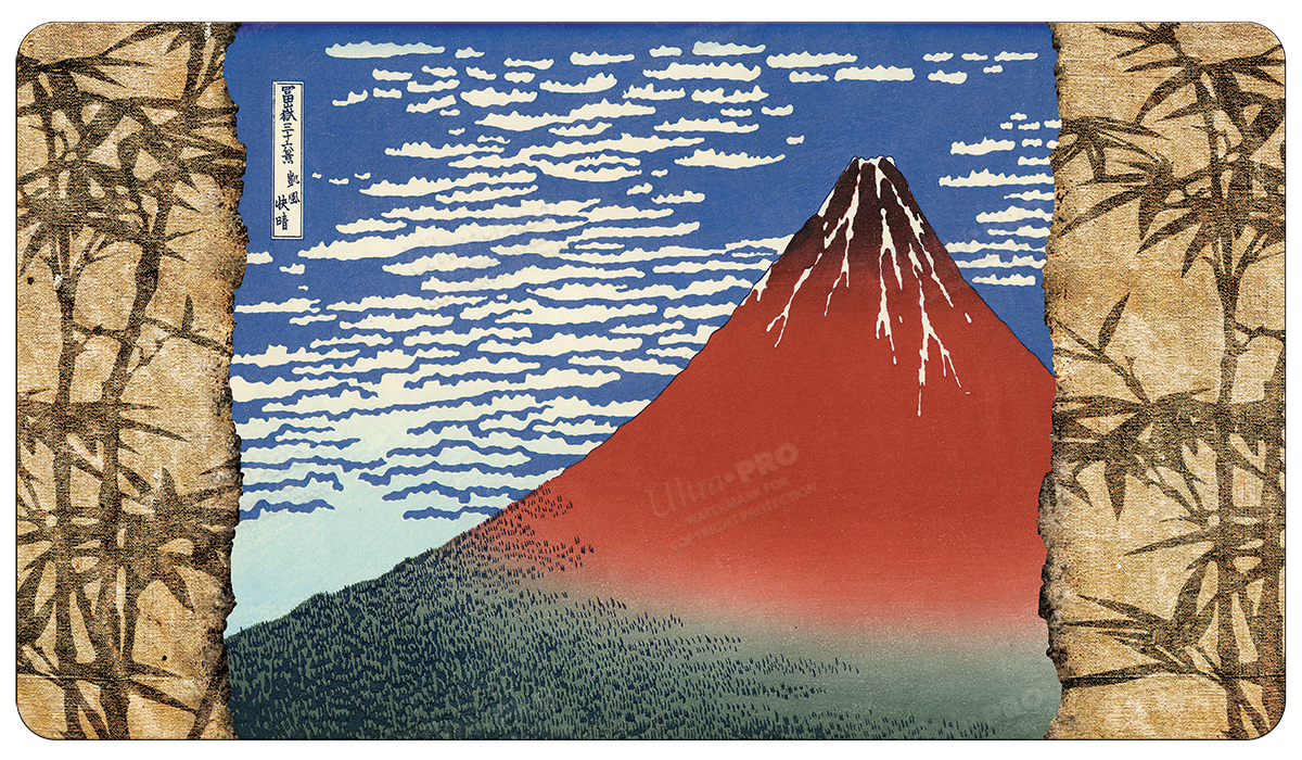 ultra-pro-fine-art-red-fuji-standard-gaming-playmat-von-hokusai-24-x-13-5-zoll image 1
