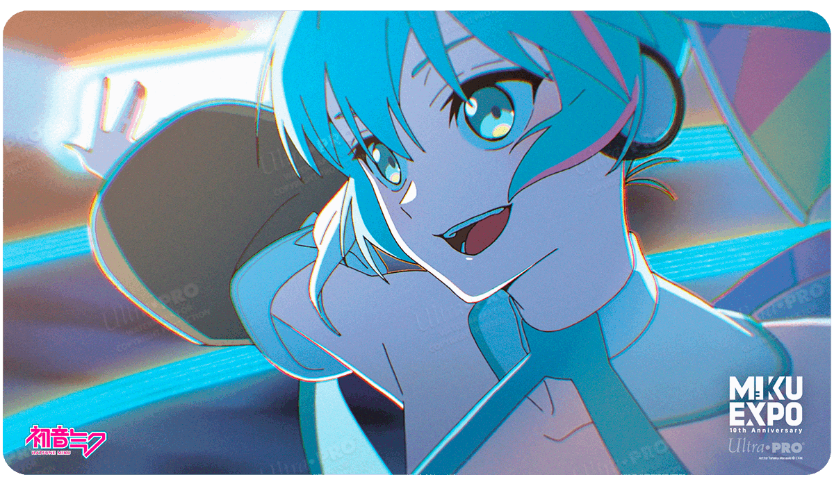 ultra-pro-hatsune-miku-miku-expo-10th-anniversary-flight-standard-gaming-playmat image 1