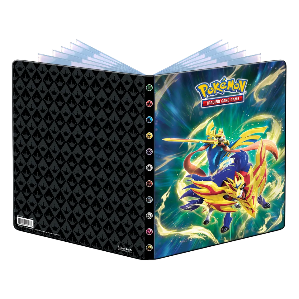 ultra-pro-pok-mon-sword-and-shield-zacian-zamazenta-9-pocket-portfolio image 1