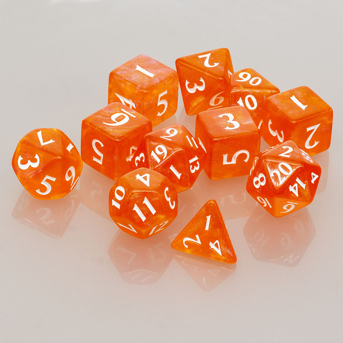 ultra-pro-eclipse-acrylic-rpg-w-rfelset-11-teilig-pumpkin-orange image 1