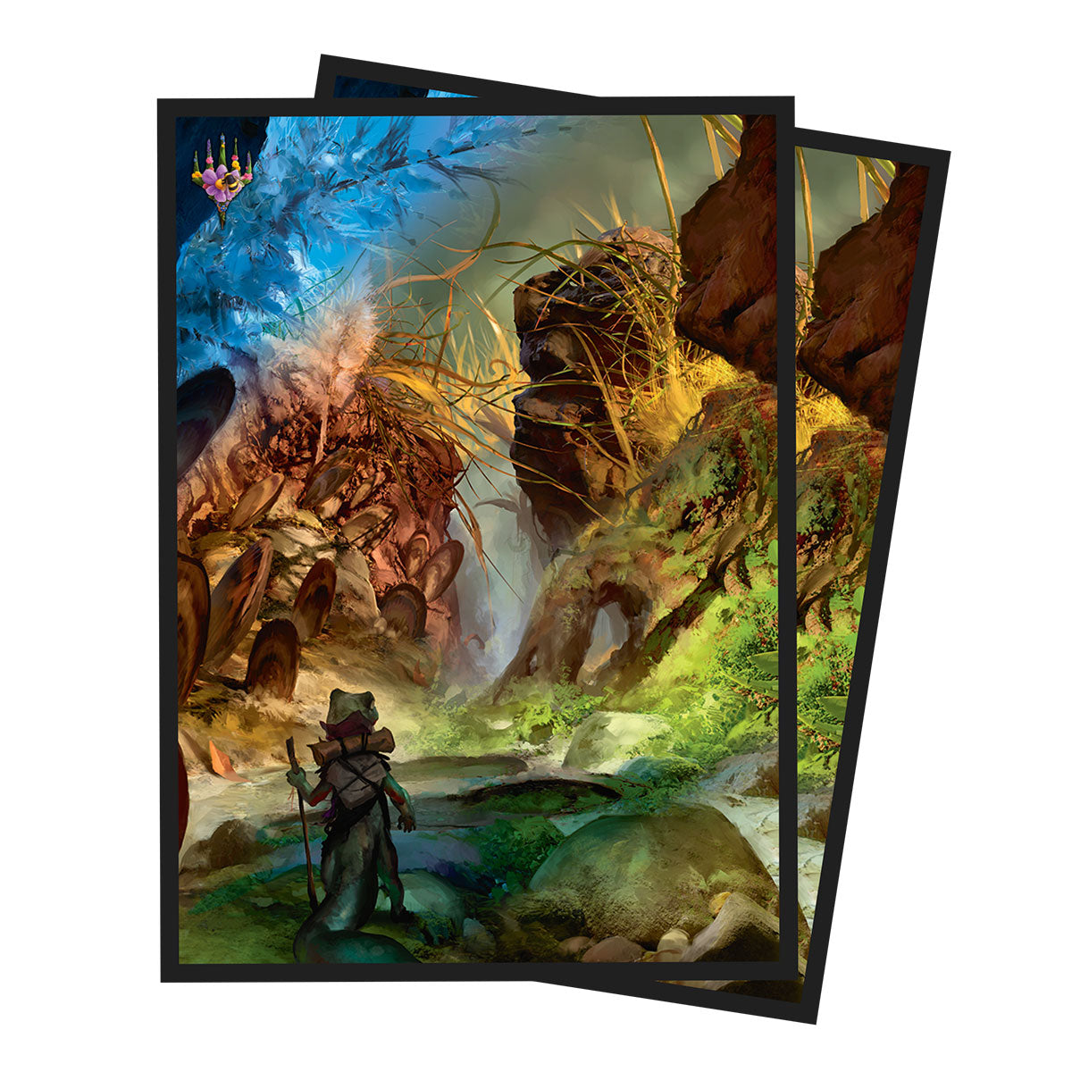 ultra-pro-bloomburrow-season-lands-swamp-summer-deck-protector-sleeves-100-st-ck image 1