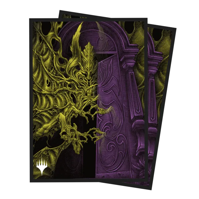 ultra-pro-duskmourn-deck-protector-sleeves-100ct-valgavoth-terror-eater-double-e image 1