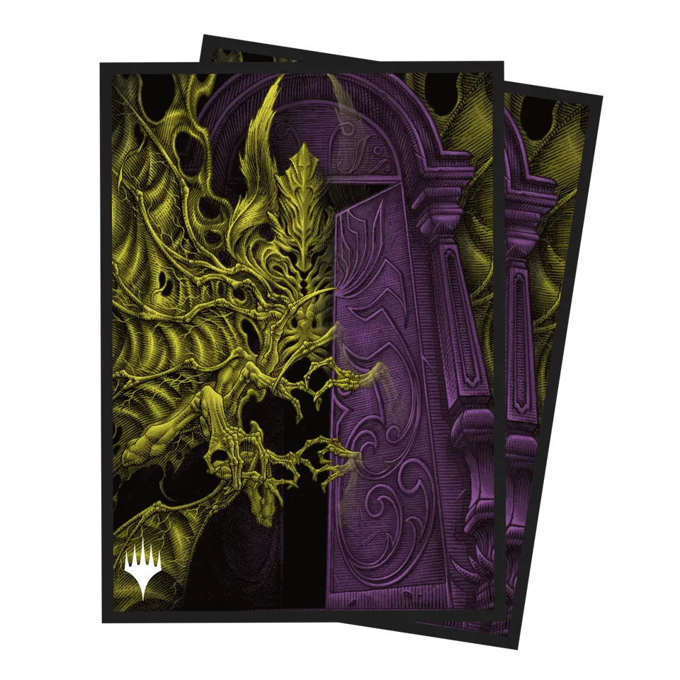 ultra-pro-duskmourn-deck-protector-sleeves-100ct-valgavoth-terror-eater-double-e image 1