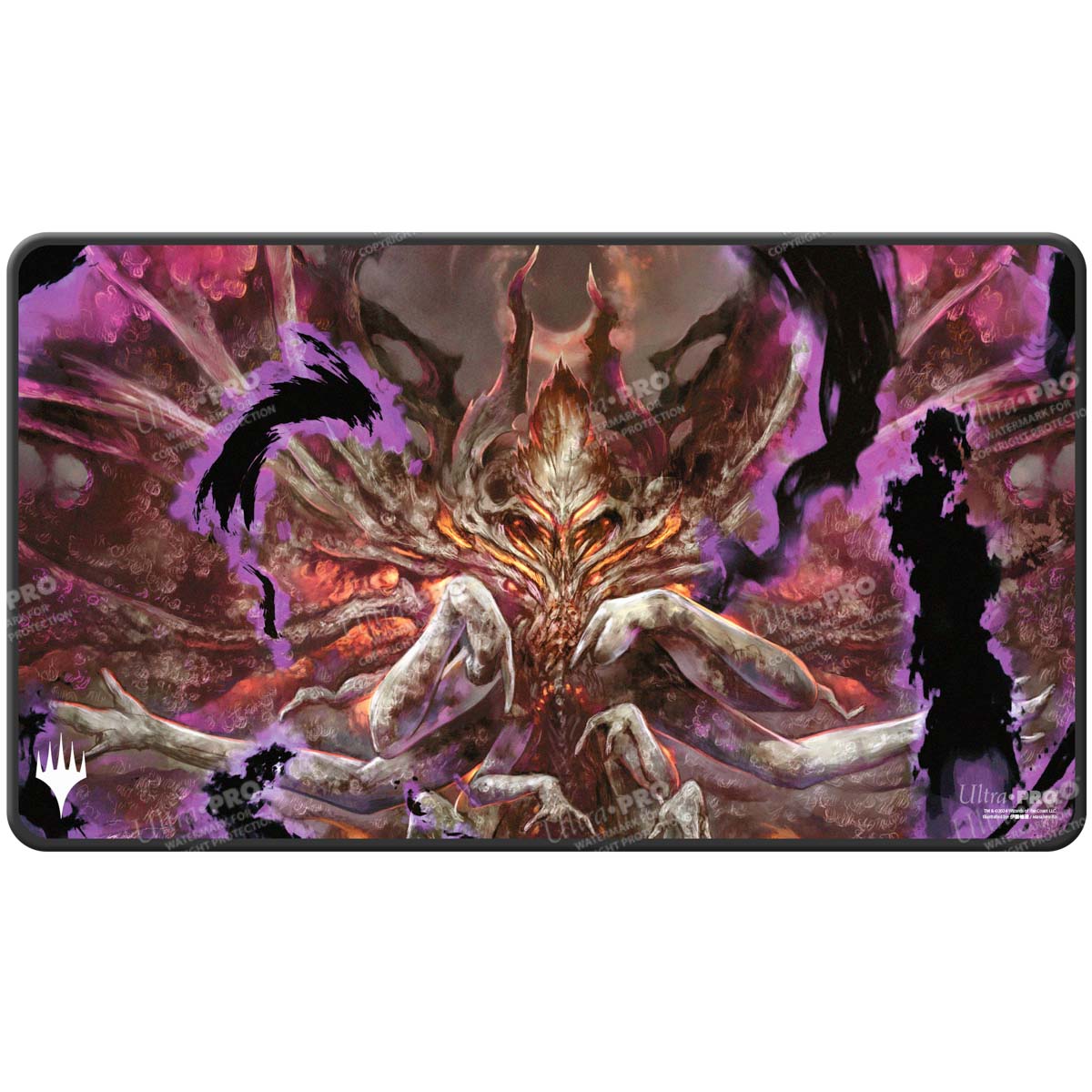 ultra-pro-duskmourn-damnation-black-stitched-standard-gaming-playmat-f-r-magic-t image 1