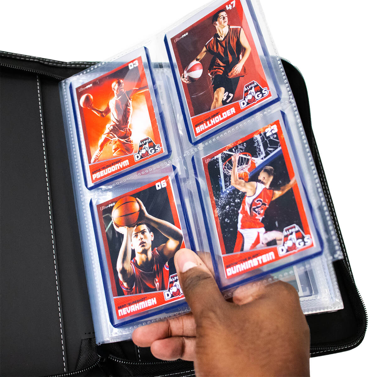 ultra-pro-4-pocket-toploader-zippered-premium-pro-binder-sammelalbum-f-r-topload image 8