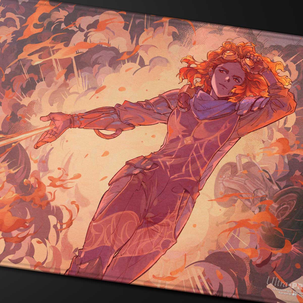 ultra-pro-aetherdrift-chandra-s-ignition-stitched-edge-playmat-f-r-magic-the-gat image 2