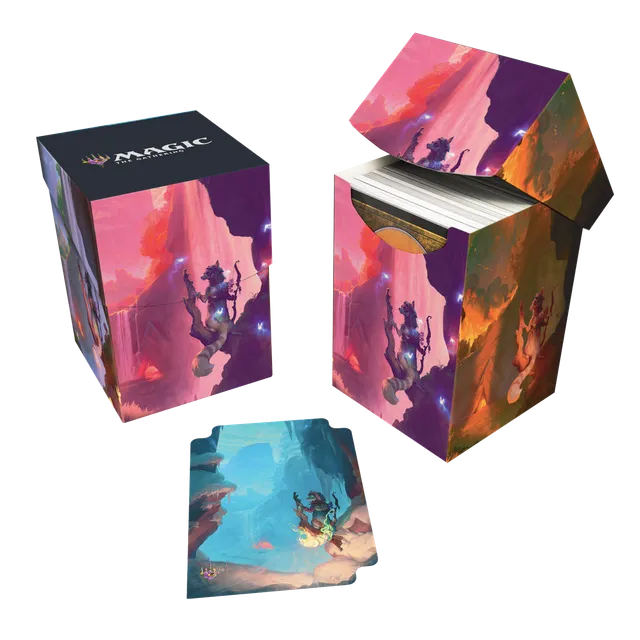ultra-pro-bloomburrow-season-lands-mountain-summer-100-deck-box-rot-f-r-magic-th image 1