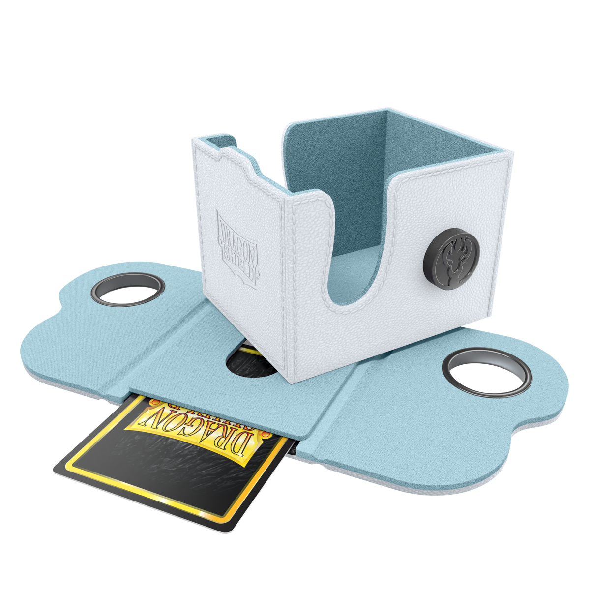 dragon-shield-dragon-box-100-deckbox-white-aqua image 7