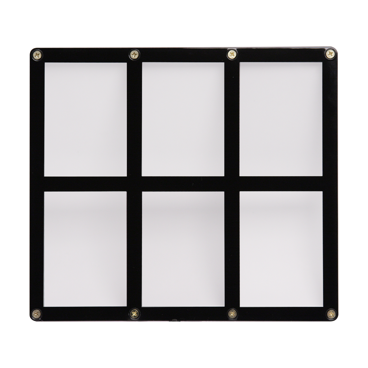 ultra-pro-6-card-black-frame-screwdown-holder image 1