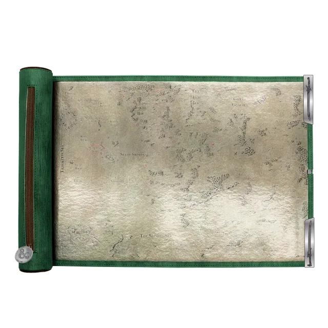 ultra-pro-dungeons-dragons-premium-dice-scroll-map-drizzt-forgotten-realms-w-rfe image 1
