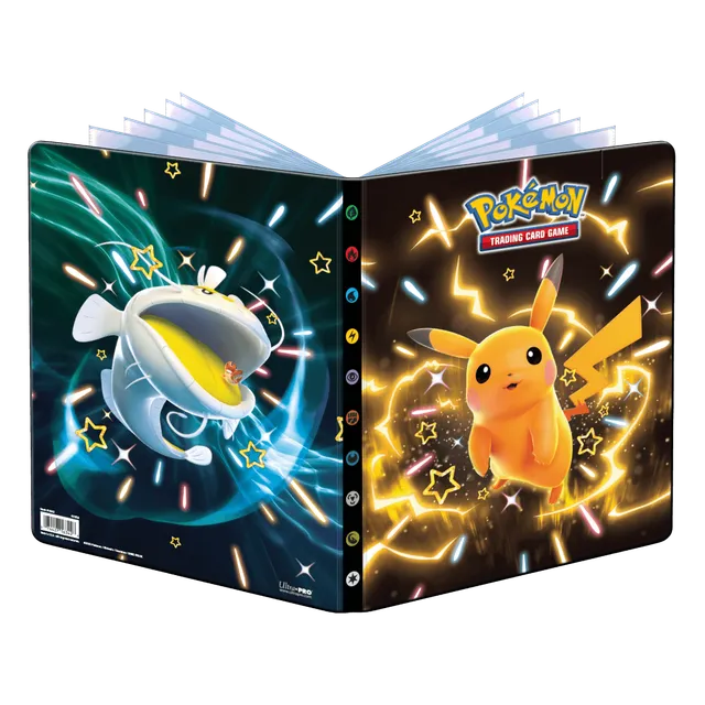 ultra-pro-pok-mon-karmesin-purpur-9-pocket-portfolio-shiny-pikachu image 1