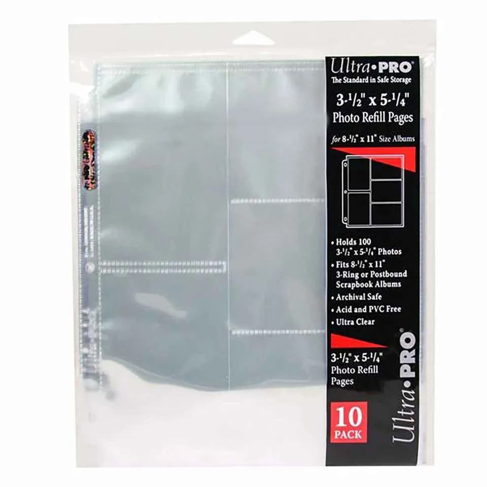 ultra-pro-hologram-series-3-loch-fotoh-llen-f-r-3-5-x-5-25-abz-ge-10-fotos-pro-s image 1