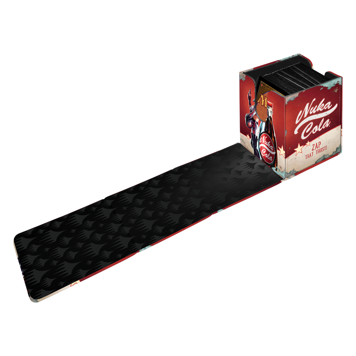 ultra-pro-fallout-nuka-cola-pinup-alcove-flip-deck-box image 2
