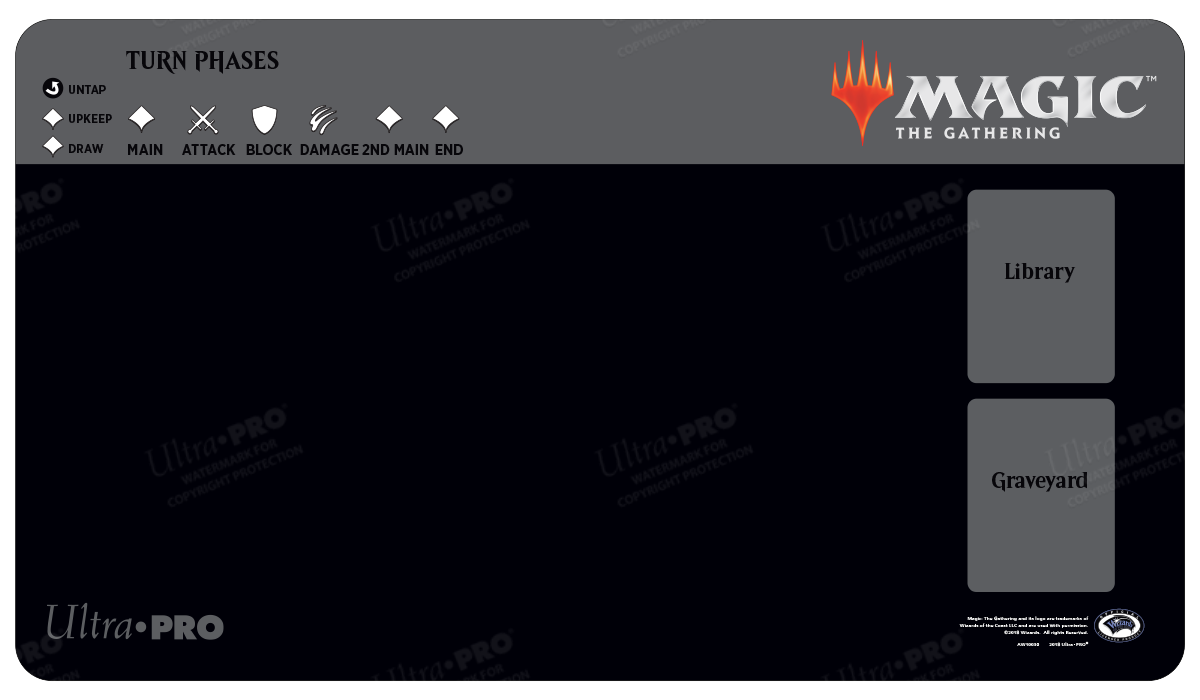 ultra-pro-single-player-battlefield-standard-gaming-playmat-f-r-magic-the-gather image 1