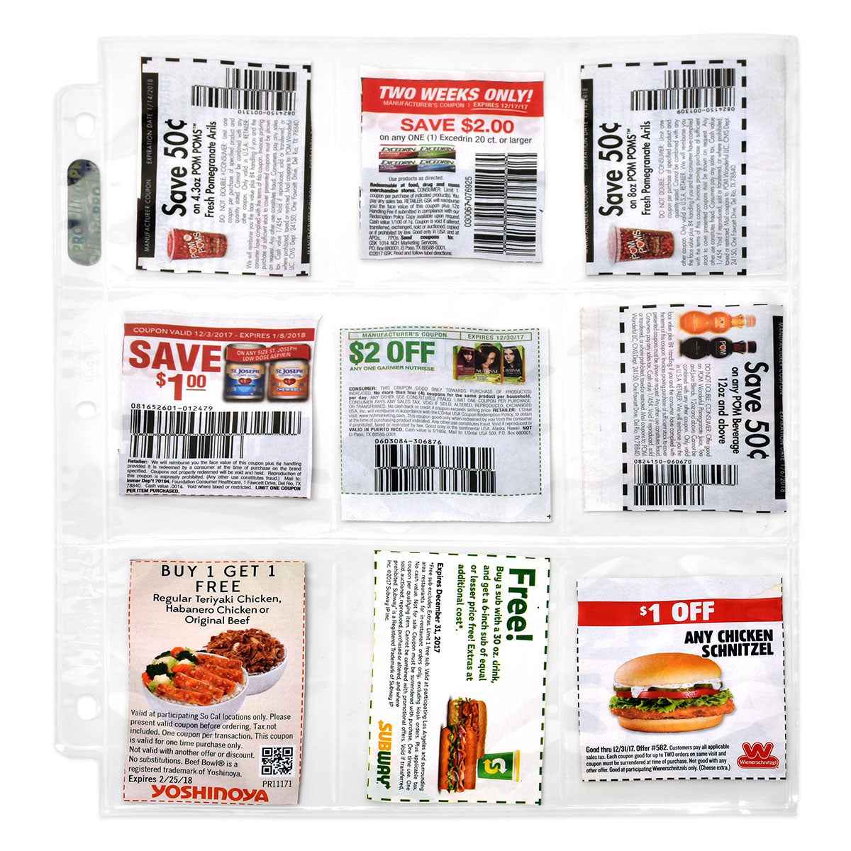 ultra-pro-platinum-series-coupon-saver-pages-starter-pack-40-st-ck-klar image 2